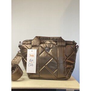LUG Dory Mini Crossbody Metallic Expresso NWT